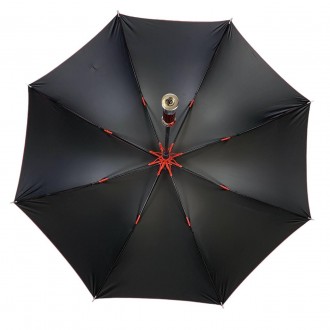 Однотонный зонтик трость на 8 спиц - надежный защитник от дождя и ветра. Данный . . фото 4