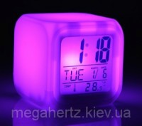  Часы хамелеон с термометром будильник ночник Всем давно известен популярный буд. . фото 10