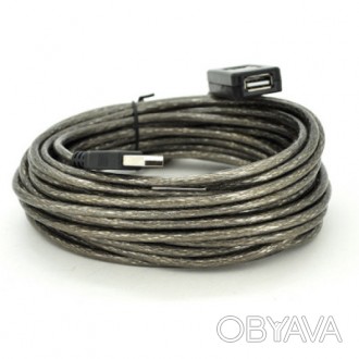 Тип - кабель; тип Вход - USB 2.0; тип Выход - USB 2.0 (AM); длина - 10 м; Цвет -. . фото 1