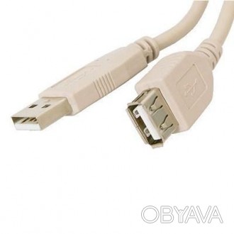 Atcom USB 2.0 AM/AF 3.0м - это удлинитель USB 2.0; длина кабеля составляет 3 мет. . фото 1