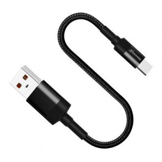 Тип - кабель; тип Вход - USB 2.0; тип Выход - USB Type-C; длина - 0.2 м; Номинал. . фото 2