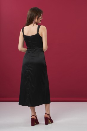 Жіноча сукня Stimma Годжія. Ця стильна довга сукня в стилі сліпдрес стане чудово. . фото 3