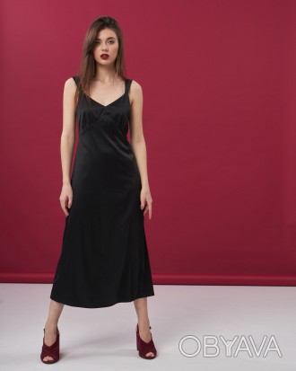 Жіноча сукня Stimma Годжія. Ця стильна довга сукня в стилі сліпдрес стане чудово. . фото 1