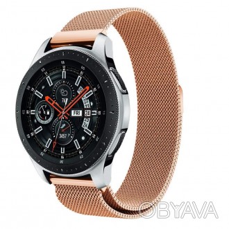 Ремешок BeWatch, для смарт-часов Samsung Galaxy Watch в корпусе 46 мм, "миланска. . фото 1