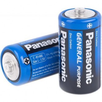 Батарейка солевая PANASONIC R14 коробка 1x2 шт. Днепр. фото 1 Батарейка солевая PANASONIC R14 коробка 1x2 шт. Днепр. фото 1