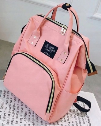 Рюкзак-сумка для мам Living Traveling Share розовый
Универсальный рюкзак для мам. . фото 3