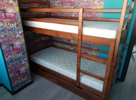 Замовити від виробника двоярусне дитяче ліжко Софія - Дом Лео
Двох'ярусне ліжко . . фото 4
