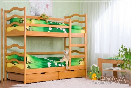 Замовити від виробника двоярусне дитяче ліжко Софія - Дом Лео
Двох'ярусне ліжко . . фото 1