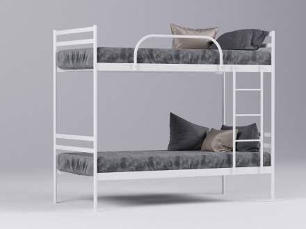Двох'ярусне металеве ліжко Comfort Duo (Комфорт Дуо) Метакам - купити в Дом Лео
. . фото 3