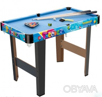 Настольная игра "Бильярд. Tablee Sport SNOOKER" (90540)
Детский бильярд на ножка. . фото 1