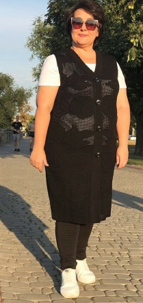 Вязаный женский кардиган очень больших размеров купить в Украине
 Вязаная женска. . фото 5