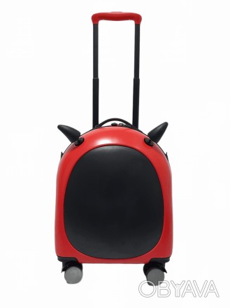 
 Детский чемодан маленький S ABS-пластик Airtex 961 45,5×34×22,5см 30л Красный . . фото 1