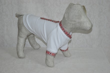 Футболка-вышиванка для собак – это стильная и традиционная украинская вышивка, с. . фото 6