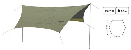  Тент Tramp Lite Tent green Данная модель станет идеальным решением для отдыха н. . фото 2