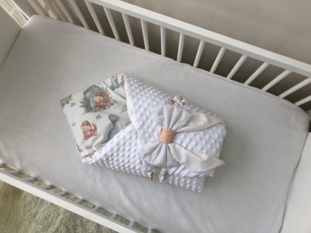 Демісезонний конверт-ковдра Baby Comfort з плюшем Динозаврики. Одеса. фото 1 Демісезонний конверт-ковдра Baby Comfort з плюшем Динозаврики. Одеса. фото 1