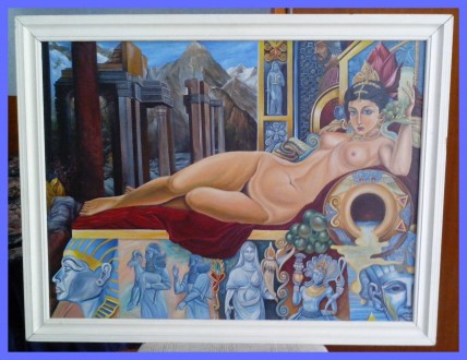 Продам свободную копию картины А. Исачёва ««Аллегория искусства&raqu. . фото 2