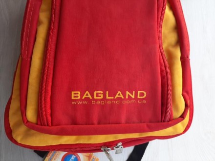 Дитячий рюкзак Bagland (червоно-жовтий)

Дуже міцна, щільна тканина 
Розмір 3. . фото 4