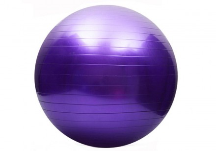 Мяч для фитнеса EasyFit 55 см фиолетовый. Киев. фото 1 Мяч для фитнеса EasyFit 55 см фиолетовый. Киев. фото 1
