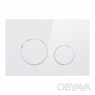 Панель змиву для унітаза Qtap Nest QT0111M11110W - це сучасне рішення при оснаще. . фото 1