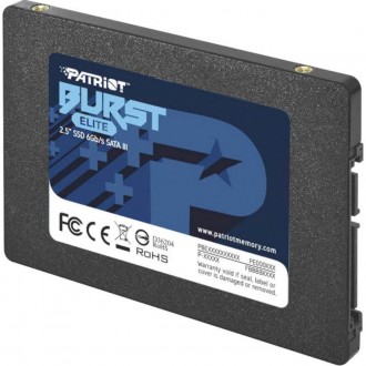 Накопичувач SSD 2.5 1920GB Patriot Burst Elite
Накопичувач SSD 2.5 1920GB Patrio. . фото 2