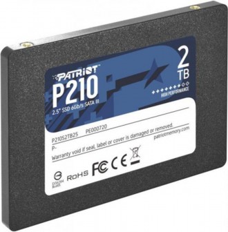 SSD Patriot P210 2TB 2.5" 7mm SATAIII 3D QLC. Харьков. фото 1 SSD Patriot P210 2TB 2.5" 7mm SATAIII 3D QLC. Харьков. фото 1