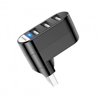 
BOROFONE DH3 - удобный и компактный адаптер USB-A на 3 порта USB-A 3.0
Адаптер . . фото 3