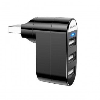 
BOROFONE DH3 - удобный и компактный адаптер USB-A на 3 порта USB-A 3.0
Адаптер . . фото 2