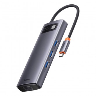 
USB-хаб Baseus Metal Gleam
USB-хаб Baseus Metal Gleam поможет расширить возможн. . фото 2