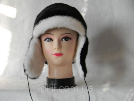 Зимняя стильная женская шапка-ушанка с натурального меха ( норка )
 
 
Сзади ест. . фото 2
