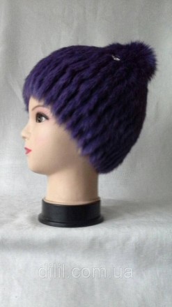Зимняя стильная женская шапка с натурального меха ( кролик )
 
 
 производство У. . фото 3