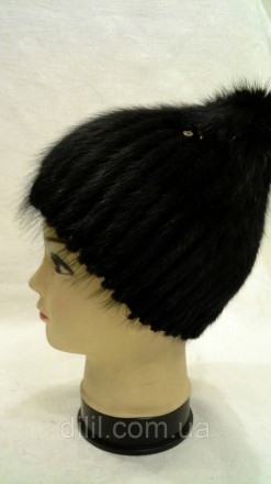 Зимняя стильная женская шапка вязка с натурального меха ( ондатра )
 
 
 произво. . фото 3