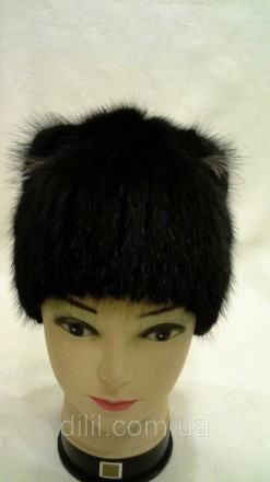 Зимняя стильная женская шапка вязка с натурального меха ( ондатра )
 
 
 произво. . фото 2