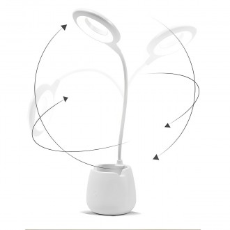 Акумуляторна настільна лампа підставка для ручок світлодіодна usb під'єднанням с. . фото 3