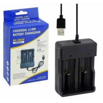 Зарядний пристрій для акумуляторів USB Li-ion Charger MS-5D82A 2 АКБ 18650
Якісн. . фото 2