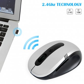 Мышка беспроводная Wireless Mouse
Простая, но функциональная компьютерная мышь п. . фото 2