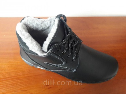 Зимние мужские ботинки черные прошитые теплые. Добротный вариант! Производитель . . фото 5