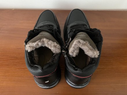 Зимние мужские ботинки черные спортивные прошитые теплые. Добротный вариант! Про. . фото 20