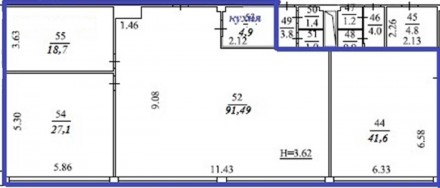 БЦ класу "В", пропонує в оренду офісне приміщення 185 кв.м. на 2 поверсі.

В г. . фото 7