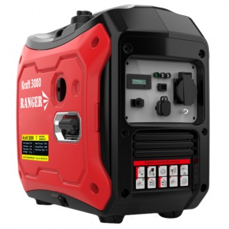 Генератор инверторный RANGER Kraft 3000 (RA 7751) 2.8 киловата. Кременчуг. фото 1 Генератор инверторный RANGER Kraft 3000 (RA 7751) 2.8 киловата. Кременчуг. фото 1