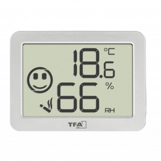 Цифровой термогигрометр TFA 30.5055.02 белый
основные моменты
Для контроля темпе. . фото 4