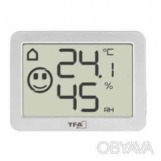 Цифровой термогигрометр TFA 30.5055.02 белый
основные моменты
Для контроля темпе. . фото 1
