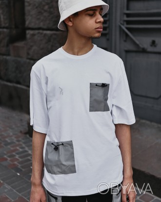 Фірмова ексклюзивна футболка з рефлективными кишенями від бренду OGONPUSHKA.
 
-. . фото 1