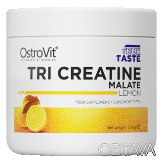  OstroVit 100% Tri Creatine Malate спортивна харчова добавка, що містить високоя. . фото 1