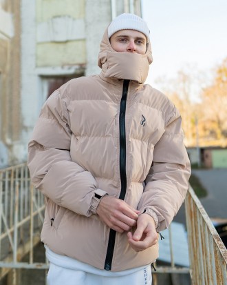 Абсолютно нова версія зимової чоловічої куртки від OGONPUSHKA Homie 2.0 Silk беж. . фото 2