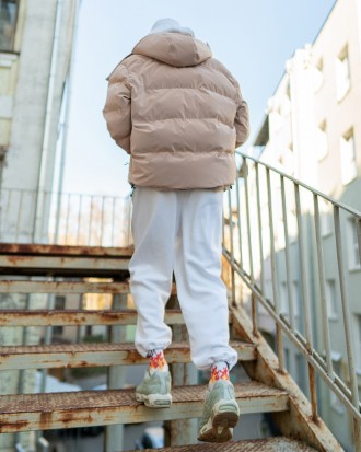 Абсолютно нова версія зимової чоловічої куртки від OGONPUSHKA Homie 2.0 Silk беж. . фото 8