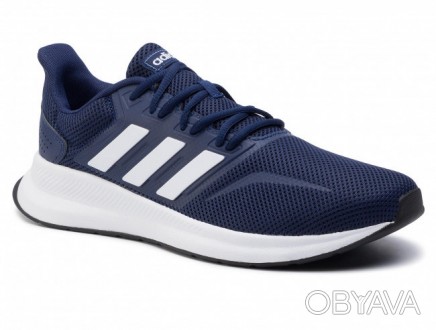 Adidas, 
42.5р. / 27 см, 
Чоловічі кросівки Adidas Runfalcon F36201, 
Синій, 
Сі. . фото 1