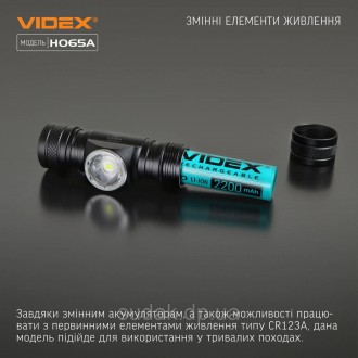  Налобный светодиодный фонарик VLF-H065A 1200Lm 5000K предназначен для индивидуа. . фото 11