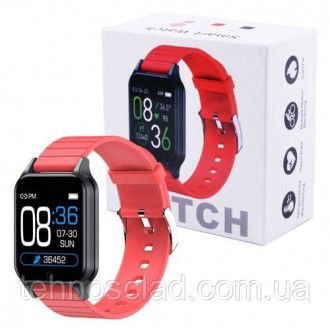 Смарт годинник розумний Smart Watch T96 водозахист: IP67 кольоровий сенсорний 1,. . фото 2