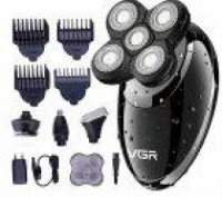 Опис Електробритви VGR V-302, чорна
Роторна електробритва VGR V-302 з плавальним. . фото 2