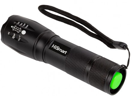 Ручний ліхтарик HiSmart 1000 люмен, 10 W (AA620142)
Ручний ліхтарик, 1000 lm, 5x. . фото 3